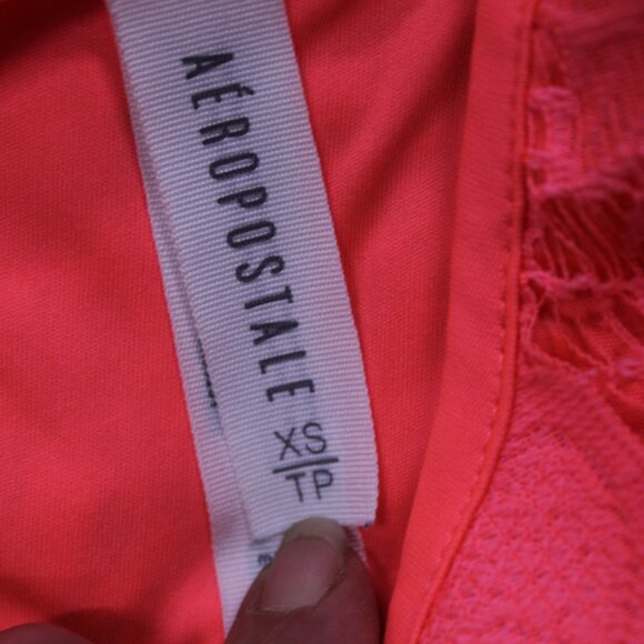 Aeropostale Bright Coral Mini Dress - Picture 9 of 9